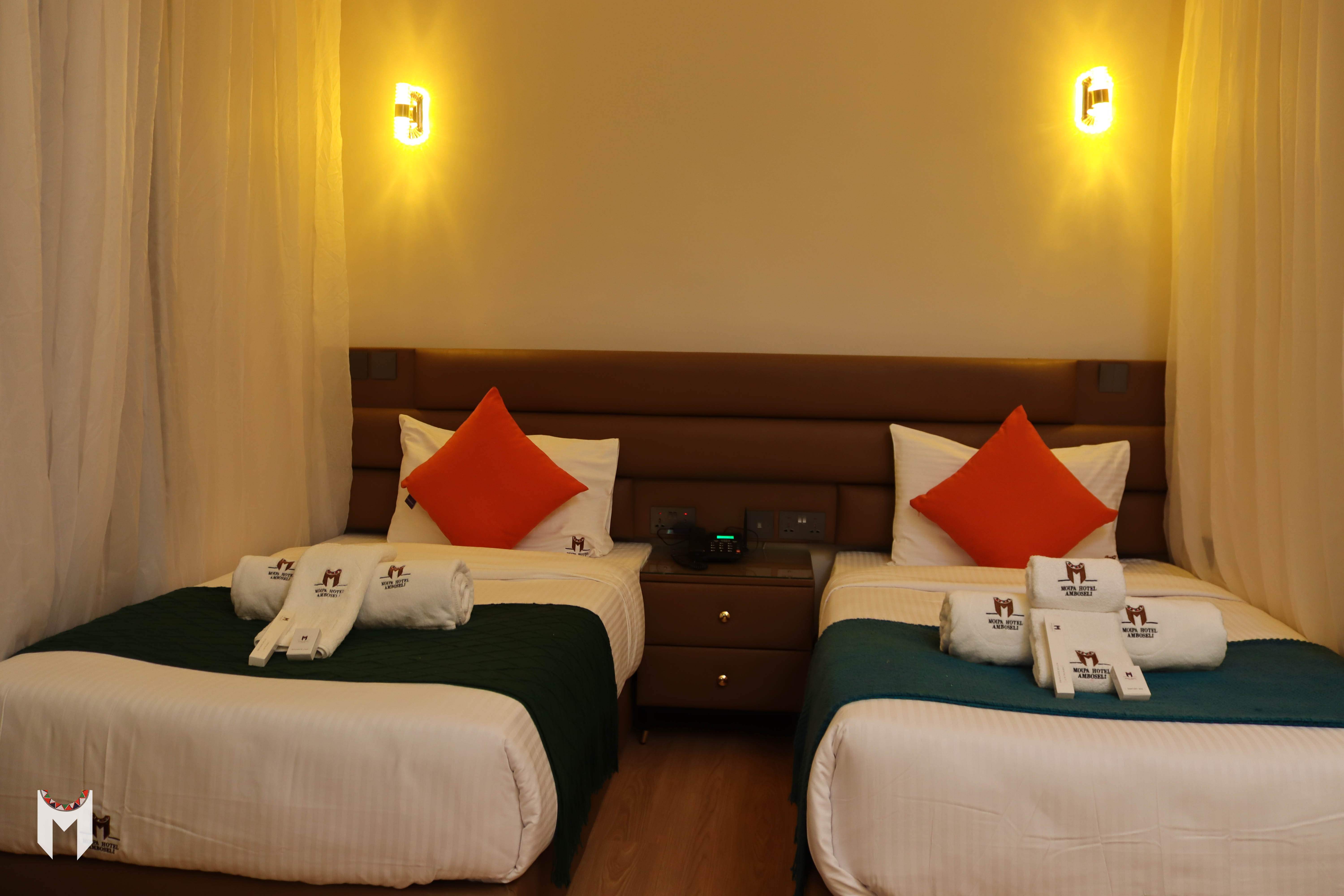 Twin Room at Moipa Hotel